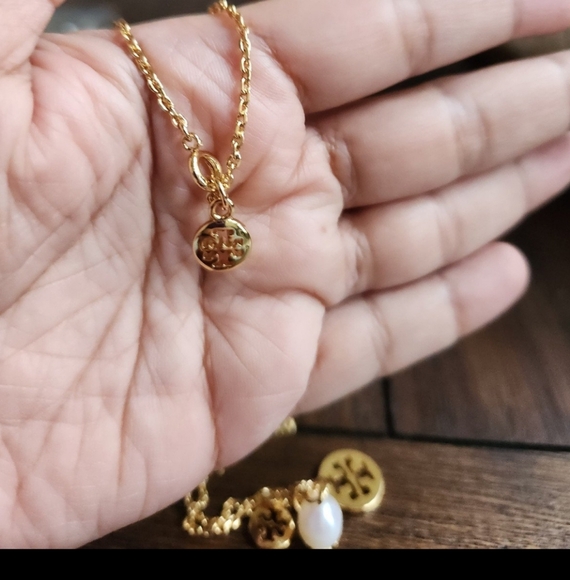 Tory Burch Gold Charm Necklace - Picture 7 of 7